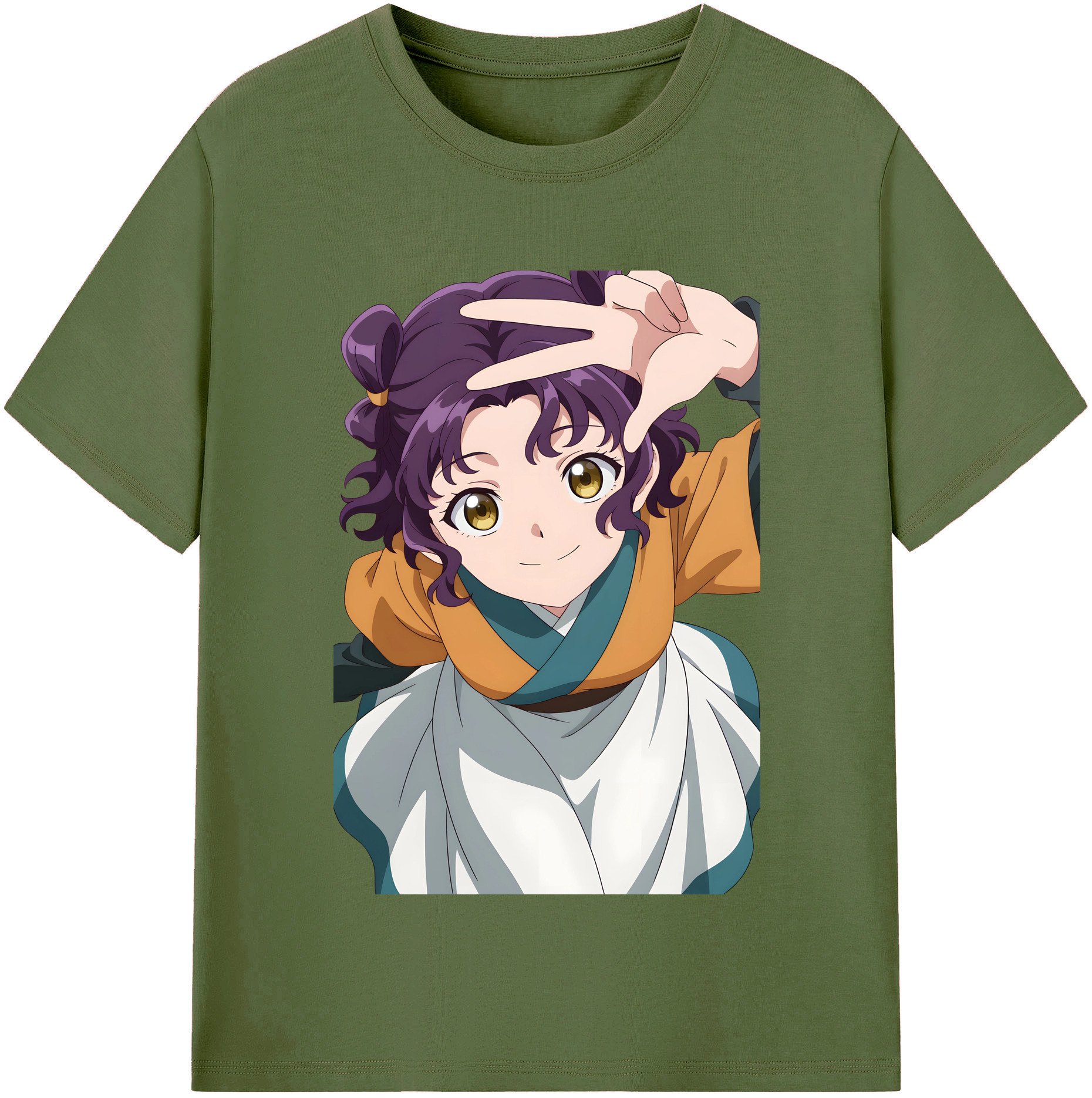 （画像用） 薬屋のひとりごと The Apothecary Diaries 綿100％半袖Tシャツ（フロントプリント）